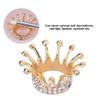 Nail Art Brush Holders, Crown Nail Art Painting Pen Brush Stand Rack Holder with Faux Pearl Decoration for Salon Home Nail Carving Drawing Pencils Brushes(#3) view 3