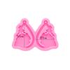 Shiny Glossy Women in Wedding Dress Earrings Mold Silicone Keychain Mold for DIY Women Fashion Jewellery Resin Casting Molds Epoxy Resin Handmade Jewellery Making Pendant Craft view 2