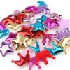 MSCFTFB 100 Pieces 5 Star Heart Crown Shaped Pad Appliques Sew on Patches Embellishments Trims for DIY Birthday Wedding Cake Topper Scrapbook Hair Accessories Craft Supplies (Crown, Pink) view 4