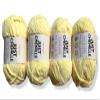 (4-Pack) JUST Skeins Velvet Chenille Yarn Soft Yarn for Crochet Knit - Total Length 460m (465yds, 50g4) (Yellow) view 1