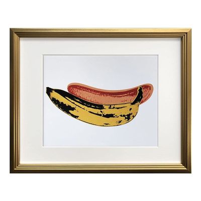 Mikosha 386431 Andy Warhol Art Panel Banana, 1966 IAW-62096