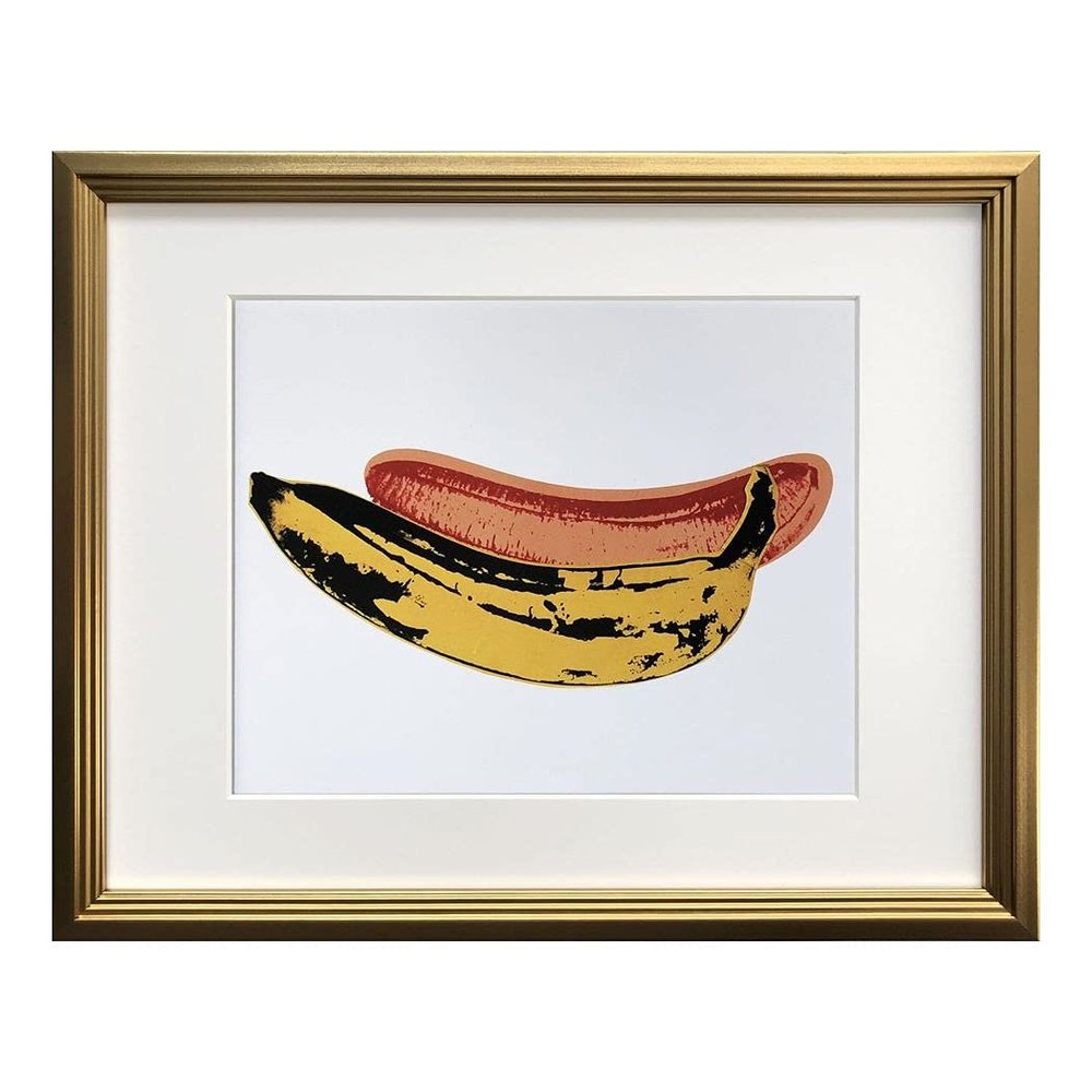 Mikosha 386431 Andy Warhol Art Panel Banana, 1966 IAW-62096
