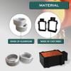 SIMOND STORE Cast Iron Flask Mold and Aluminum Ring Making Mold for Sand Casting, Jewelry Making view 3