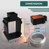 SIMOND STORE Cast Iron Flask Mold and Aluminum Ring Making Mold for Sand Casting, Jewelry Making view 4
