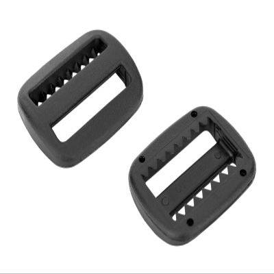 Superb Supplies Duraflex Sliplock - 1 Inch Plastic Triglide Slides with Teeth (Pack of 25)