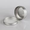 DLIBUY 100 Pcs Empty Round Silver Aluminum Tin Jars with Screw Lids Cosmetics Lip Balm Containers Pots for DIY Candle, Salve Powder, Crafts, Storage Cans 3 Alu Spoon, 100 Labels view 3