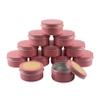 DLIBUY 100 Pcs 80ml 80g Empty Round Pink Aluminum Tin Jars with Screw Lids Cosmetics Lip Balm Containers Pots for DIY Candle Salve Powder Crafts Storage Cans 3x Alu Spoon, 100x 50cm Labels view 1
