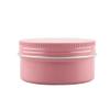 DLIBUY 100 Pcs 80ml 80g Empty Round Pink Aluminum Tin Jars with Screw Lids Cosmetics Lip Balm Containers Pots for DIY Candle Salve Powder Crafts Storage Cans 3x Alu Spoon, 100x 50cm Labels view 4
