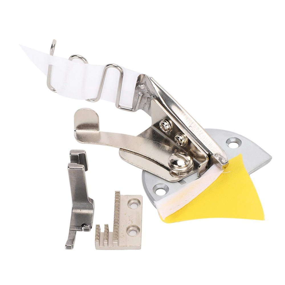 Double Fold Angle Overlock, Binding of Curve Folder Bias Sewing Machine Binding Attachment Industrial Sewing Machine Accessories Attachments [28mm]