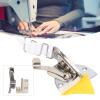 Double Fold Angle Overlock, Binding of Curve Folder Bias Sewing Machine Binding Attachment Industrial Sewing Machine Accessories Attachments [28mm] view 3