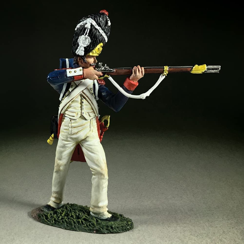 W. Britain Napoleonic War 36180 French Imperial Guard Standing Firing Toy Soldier