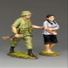 King & Country Toy Soldiers Vietnam VN053 Aussie Helping Wounded 1:30 Scale Metal view 1