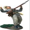 W. Britain American Civil War 31334 Confederate Casualty Falling 1:30 Scale Metal view 1