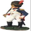 W. Britain's Napoleonic French 36160 French Old Guard Company Officer 1:30 Scale Pewter view 1