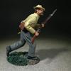 W. Britain American Civil War 31337 Confederate Soldier Advancing 1:30 Scale Pewter view 1