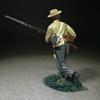 W. Britain American Civil War 31337 Confederate Soldier Advancing 1:30 Scale Pewter view 2