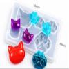 Silicone Resin Mold Ultra-Tiny Cat Paw Animal-Theme Jewelry Casting Tray for Charms Pendants Earrings Keychains DIY Craft view 2