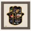 Pepita Needlepoint Canvas: Hamsa Judaica, 7" x 10" view 3