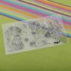 Clear Stamps, Acrylic Blocks Stamp Transparent Clear Silicone Stamp Seal Cartoon Girls Pattern Transparent Rubber Seal Stamps for DIY Scrapbooking view 2