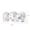 Clear Stamps, Acrylic Blocks Stamp Transparent Clear Silicone Stamp Seal Cartoon Girls Pattern Transparent Rubber Seal Stamps for DIY Scrapbooking view 3