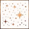 12 inch Large Star Stencil for Painting - Twinkle Star Wall Stencil for Painting Large Pattern on Wood, Canvas, Tile, Fabric and Furniture Reusable and Easy to Use for Home Decor view 1