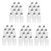 INTSUPERMAI 50pcs 600ml Aluminum Water Bottles Blank Coated Sublimation White Heat Press Bottle Sport Bottle with Safe Lock 20oz 600ml Capacity for Sublimation Dye Heat Thermal Transfer view 1