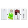 INTSUPERMAI 50pcs 600ml Aluminum Water Bottles Blank Coated Sublimation White Heat Press Bottle Sport Bottle with Safe Lock 20oz 600ml Capacity for Sublimation Dye Heat Thermal Transfer view 4
