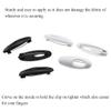Binzzo 3.7cm Length Hijab Pins Smooth Surface Sharp Bear Force Prevent Ripping Reliable Clips Hold Sturdy Durable Plastic Safety Pins Black White 50 PCS for Muslim Saree Chiffon Scarf Jersey Blouses view 4