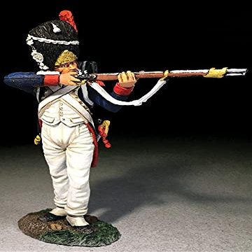 W. Britain Napoleonic War 36175 French Old Guard 2nd Rank Standing Firing Toy Soldier
