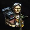 Risjc 1/10 Resin Bust Model World War II Photographer Soldier Die Casting Model Kit //N66152(Unassembled and unpainted) view 1
