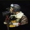 Risjc 1/10 Resin Bust Model World War II Photographer Soldier Die Casting Model Kit //N66152(Unassembled and unpainted) view 3