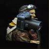 Risjc 1/10 Resin Bust Model World War II Photographer Soldier Die Casting Model Kit //N66152(Unassembled and unpainted) view 4