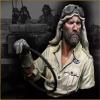 Risjc 1/10 Resin Bust Figure Bust British Air Force Die Casting Model Kit //N32284(Unassembled and unpainted) view 1