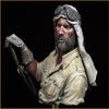 Risjc 1/10 Resin Bust Figure Bust British Air Force Die Casting Model Kit //N32284(Unassembled and unpainted) view 3