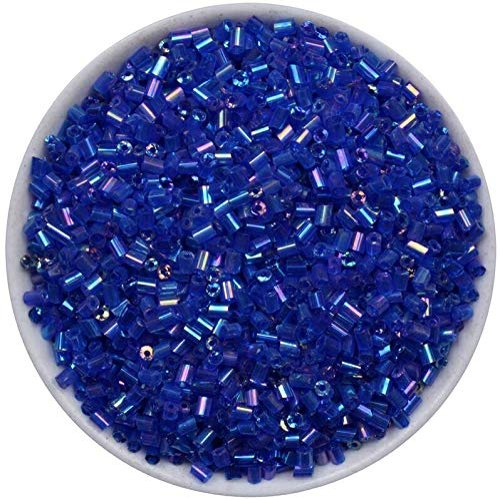 1000pcs/Lot 2x3mm Metal Color Tube Bugle Czech Glass Seed Spacer Beads Austria Crystal Beads for DIY Jewelry Making - (Color: Ezg09)