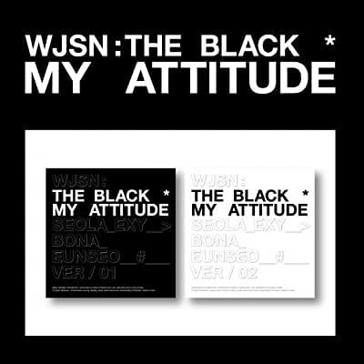 Cosmic Girls WJSN : The Black My Attitude 1st Single Album Version.01 CD+96p PhotoBook+1p Sticker+1p PhotoCard+1p Unit PhotoCard+Tracking Sealed