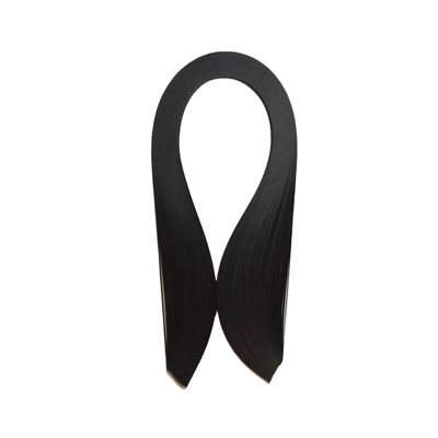 Black Quilling Strips Paper 10mm Solid Color Paper Filigee 10mm Craft Origami Strips 120pc 21inch Length