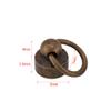 Pull Ring Buckle For Shoes 20pcs Round Head Button Studs Rivets Fasteners, DIY Leather Craft Purse Phone Case Chain Bag Screws Nail Rivets 8mm Set(Bronze) view 2