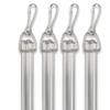 Rod Desyne 1/2" Fluted Clear PVC Baton with Metal Snap - 36 inch (4 pcs) view 1