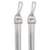 Rod Desyne 1/2" Fluted Clear PVC Baton with Metal Snap - 36 inch (4 pcs) view 4