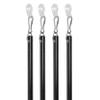 Rod Desyne 3/8" Fiberglass Baton with Snap and Adaptor, Set of 4, Black view 1
