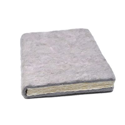 DeKulture Sketchbook - Luxurious Felt Soft Cover, Archival-Quality Paper (160Page, 125gsm), Deckled Edges - Art Journal for Kids, Teens & Adults (Grey)