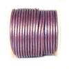 Cords Craft 1.5mm Metallic Round Leather Cords, Genuine Leather for Jewelry Making, DIY Craft Work, Necklace & Hobby Projects (Metallic Lavender, 21.87 Yards) view 1