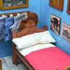 Today is Art Day- Vincent Van Gogh - Bedroom in Arles - Miniature Wooden Room Diorama view 3