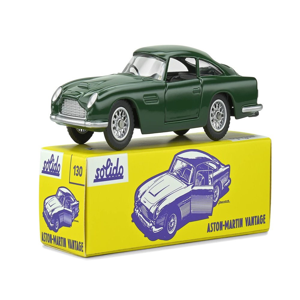 solido S1001302 1:43 Aston Martin DB5-British Rac, Multicolored