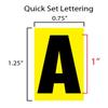 Stick on Vinyl Lettering, Numbers, Self Adhesive NUMBERS ONLY, Stick on Lettering for Signs, Boats, Office Lettering, Numbers, 1 Inch, Numbers, Waterproof, Individual Stickers, (Black on White) view 2