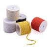 Craftdady 5 Rolls Twisted Cord Trim Rope 3mm Polyester Braided Satin Twine Cord Thread String for DIY Jewelry Craft Home Decoration, About 5.4 Yards/Roll view 3