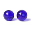 100Pcs 10mm Blue Glass Round Loose Gemstone Energy Healing Beads Hole Size 1mm DIY Smooth Beads for Bracelet Necklace Earrings Jewelry Making view 2