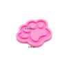 Shiny Glossy Cute Bear Foot Paw Shape Keychain Silicone Mold Epoxy Resin Keychain Molds Jewellery Silicone Mould Resin Crafting Molds for Pendant Fondant Mold Cake Topper Decoration view 2