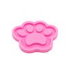 Shiny Glossy Cute Bear Foot Paw Shape Keychain Silicone Mold Epoxy Resin Keychain Molds Jewellery Silicone Mould Resin Crafting Molds for Pendant Fondant Mold Cake Topper Decoration view 3